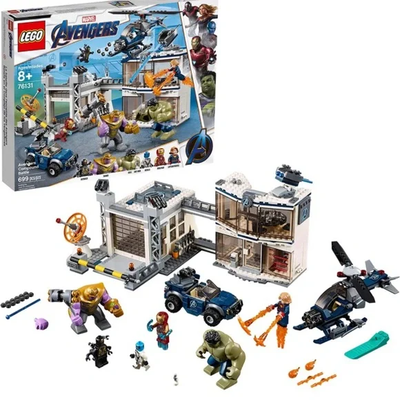 Lego Toys Nwt Retired 29 Lego Marvel Avengers Compound Battle